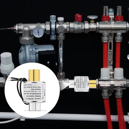 12 فولت ملف لولبي الصمام LPG البروبان 1/4 "NPT 12V 180 درجة القفل قبالة سائل البخار غاز الفولاذ المقاوم للصدأ محول للديزل غاز هواء الماء in Kuwait