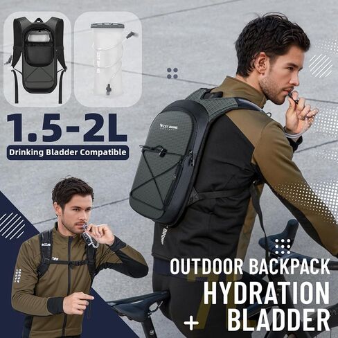 حقيبة ظهر للترطيب مع المثانة TPU ترطيب ، حقيبة ظهر ماء خفيفة الوزن ، حزمة ترطيب مع 2L من المثانة للركض ، ركوب الدراجات التخييم الرياضية في الهواء الطلق in Kuwait