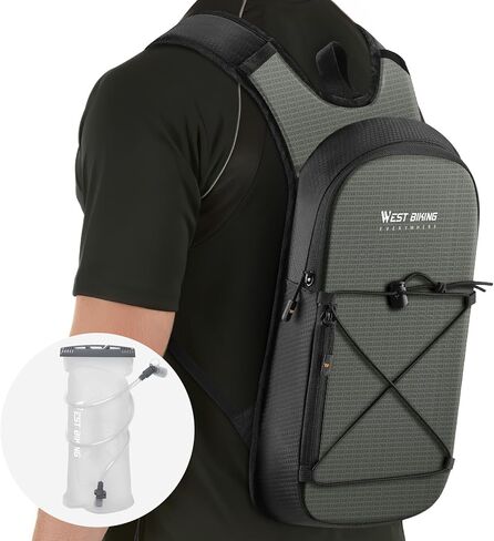 حقيبة ظهر للترطيب مع المثانة TPU ترطيب ، حقيبة ظهر ماء خفيفة الوزن ، حزمة ترطيب مع 2L من المثانة للركض ، ركوب الدراجات التخييم الرياضية في الهواء الطلق in Kuwait