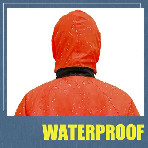 بدلات المطر RainRider للرجال مقاومة للماء وقابلة للتنفس، معطف مطر أكسفورد متين مع بنطال in Kuwait