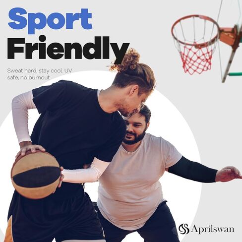 Arm Sleeves, UV Sun Protection Sports Non Slip Compression Cover for Men/Women in Saudi Arabia