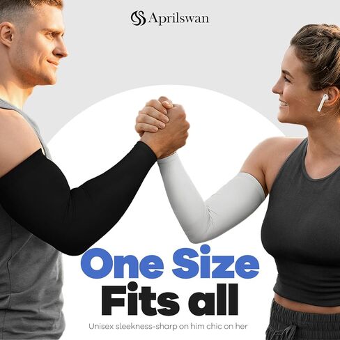 Arm Sleeves, UV Sun Protection Sports Non Slip Compression Cover for Men/Women in Saudi Arabia