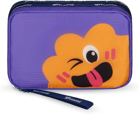 Stbernard Small First Aid Kit for Kids and Adults, Medical Kit with Digital Thermometer for Home, Travel, Hiking, Backpack, 6.3x4.33x1.97in, Purple in Saudi Arabia