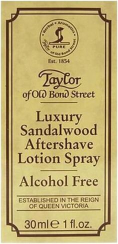 Taylor of Old Bond Street Luxury Aftershave Lotion, Sandalwood, 1.06-Ounce in Saudi Arabia