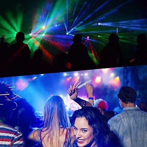 Litake 36 LED Stage Lights RGB DJ LED Par Par Light Remote & DMX Sound Sound Activated Auto Playing Uplighting لعيد ميلاد العطلات الموسيقية العطلة للرقص مرحلة الإضاءة-4 حزمة in Saudi Arabia