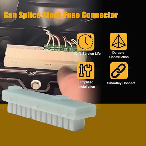 68230877AA FUSE CONNECTOR CAN CAN BUS CANS مناسبة لجيب Cherokee/Wrangler لـ Chrysler 200/300/Pacifica/Voyager لـ Dodge Ram/Charger/Challenger/Durango/Journey in Kuwait