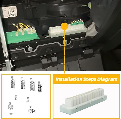 68230877AA FUSE CONNECTOR CAN CAN BUS CANS مناسبة لجيب Cherokee/Wrangler لـ Chrysler 200/300/Pacifica/Voyager لـ Dodge Ram/Charger/Challenger/Durango/Journey in Kuwait