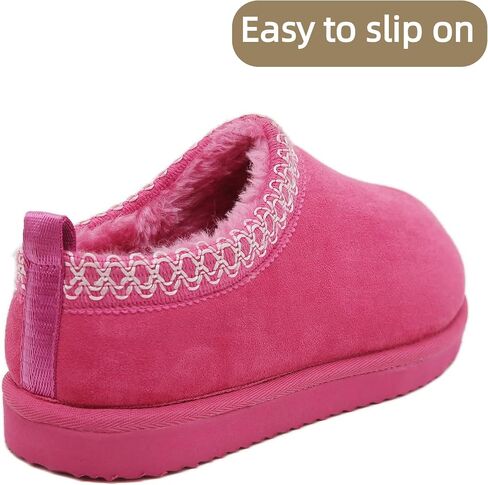 Smajong Women's Slippers Mens Platform Mini Boots Fuzzy House Clipper Fur Freece Winter Home Shoes Idvans and Outdoor in Kuwait
