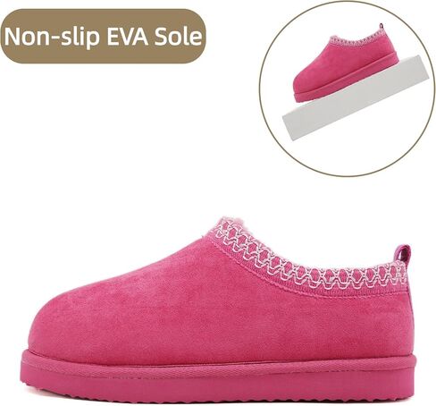 Smajong Women's Slippers Mens Platform Mini Boots Fuzzy House Clipper Fur Freece Winter Home Shoes Idvans and Outdoor in Kuwait