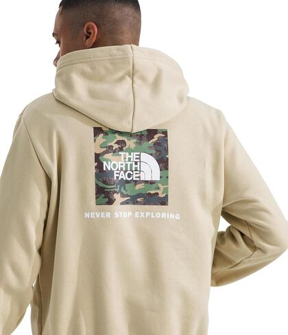 The North Face mens Evolution Box Camo Fill Hoodie | Sweatshirt With 2 Piece Hood, Adjustable Drawcord, Kangaroo Hand Pocket in Saudi Arabia