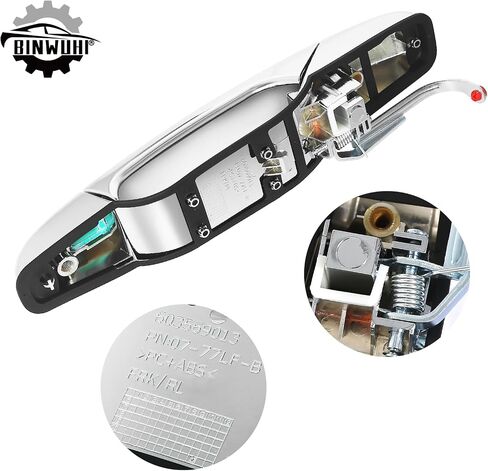 Exterior Rear Right Door Handle Passenger Side Compatible with The Following Models: 2007-2013 Chevrolet Chevy Silverado Tahoe Avalanche Suburban, GMC Sierra, Cadillac Escalade ESV, 15915660 in Saudi Arabia