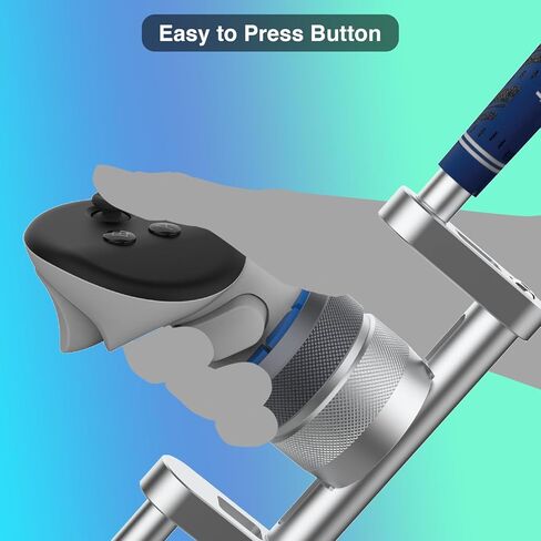 All-new YEZRO VR Golf Club Attachment for Meta Quest 3s/3/2 and Pro - 27" & 19" Dual Length Adjustable Weighted Golf Club Handle Accessory for Golf+ Realistic Weight & Balance ( for Left & Right Controller) in Kuwait