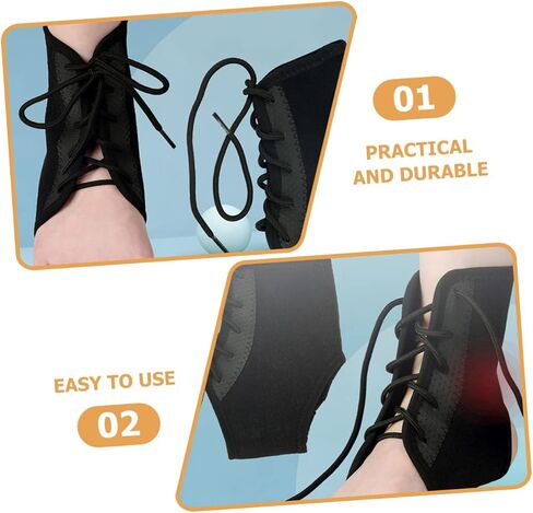 PartyKindom Adjustable Breathable Ankle Support Brace for Women Compression Ankle Wrap for Sprained Relief Protector for Sports and Running in Saudi Arabia