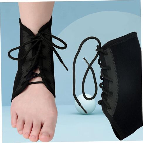 PartyKindom Adjustable Breathable Ankle Support Brace for Women Compression Ankle Wrap for Sprained Relief Protector for Sports and Running in Saudi Arabia