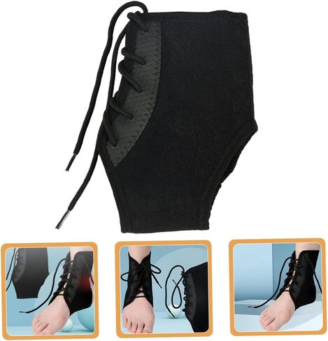 PartyKindom Adjustable Breathable Ankle Support Brace for Women Compression Ankle Wrap for Sprained Relief Protector for Sports and Running in Saudi Arabia