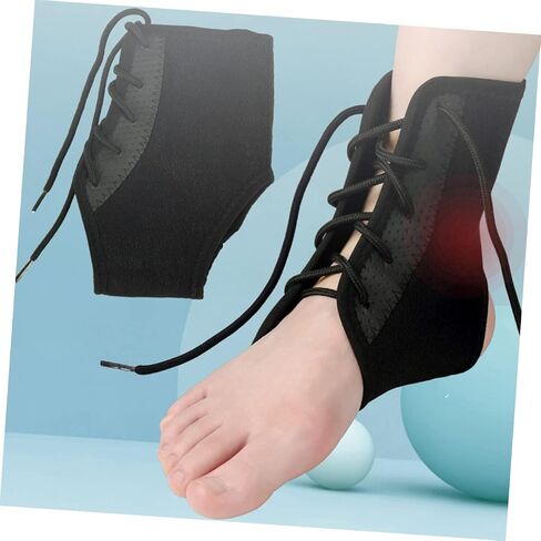 PartyKindom Adjustable Breathable Ankle Support Brace for Women Compression Ankle Wrap for Sprained Relief Protector for Sports and Running in Saudi Arabia