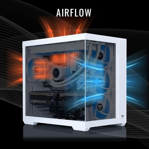 Thermaltake LCGS Reactor u2670T Gaming Desktop (Intel® Core™ Ultra 7 265KF, 32GB 6400MT/s DDR5 RGB Memory, NVIDIA GeForce® RTX 5070 Ti, 2TB NVMe M.2, WiFi, Windows 11) T3BK-B860-57T-LCS in Saudi Arabia