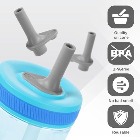 8pcs Replacement Bite Valve for Zak Designs Kelso 15oz, BPA-Free Silicone Mouthpiece with Cleaning Brush Compatible with Zak Reusable Straw Cup Bottle Accessories Lid Parts in Kuwait