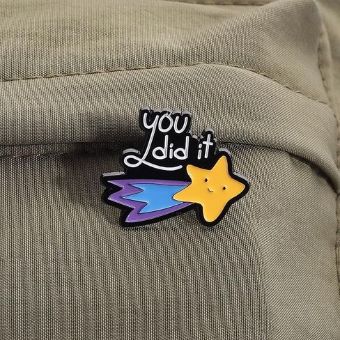 Funny Wander Enamel Pin, Not All Who Wander Are Lost But I Am Metal Lapel Pin, 1.1 Inch Backpack Hat Shirt Badge, Funny Quote Pins for Travelers, Hikers, Adventurers, Gifts in Saudi Arabia