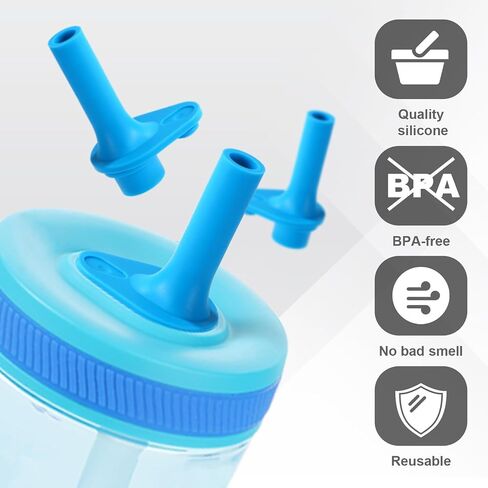 8pcs Replacement Bite Valve for Zak Designs Kelso 15oz, BPA-Free Silicone Mouthpiece with Cleaning Brush Compatible with Zak Reusable Straw Cup Bottle Accessories Lid Parts in Saudi Arabia