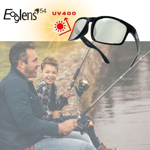 Photochromic Polarized fishing Sunglasses for Men Women Running Hunting Golfing Cycling Hiking Outdoor in Kuwait