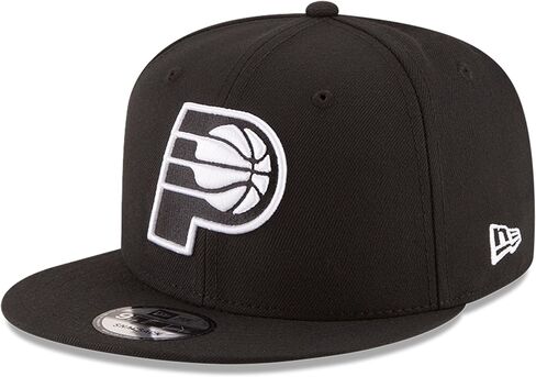 عصر جديد NBA 9fifty أسود أبيض قابلة للتعديل قبعة القبعة قبعة قبعة واحدة يناسب الجميع in Saudi Arabia