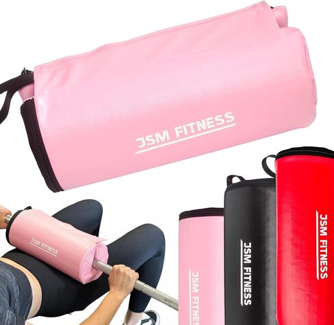 Hip Thrust Barbell Pad - Thick Hip Thruster Pad for Glute Exercises, Pink Bar Pad for Hip Thrusts, Glute Bridges, Buttocks Workout, Gym Accessory for Women in Saudi Arabia
