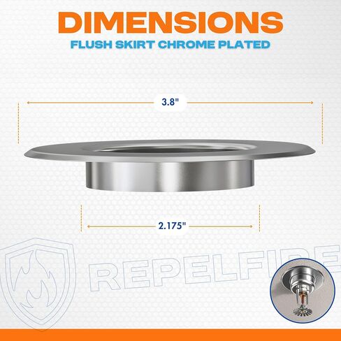 تنورة من Fire Sprinkler Jostutceon ، وتنورة قلادة من قلادة Flush ، تعمل مع كوب من طراز 401 ، كوب قصير ، وكوب من قطعتين ، تنورة نارية Fire Sprinkler in Kuwait