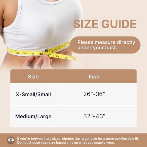 Fit Geno Posture Corrector for Women: Adjustable Lightweight Upper Back Brace for Neck Shoulder & Upper Back Pain Relief - Improve Posture Correct Hunchback Slouching Kyphosis Invisible Under Clothes (XS/S Under Bust 26"-37") in Saudi Arabia