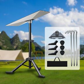 طقم Mini Mini Tripod Mount ، الطول القابل للتعديل والوقوف الحامل الثلاثي ، متوافق مع STARLINK MINI SATELLITE لـ YART CHESPING RV Travel in Kuwait