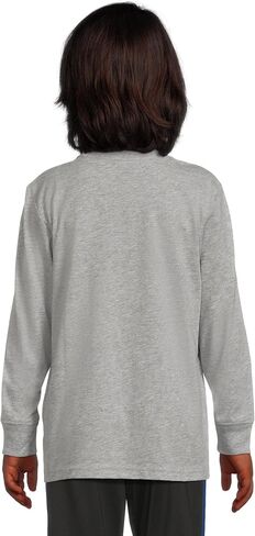 adidas Boys Long Sleeve Sport Graphic Heather Tee in Saudi Arabia