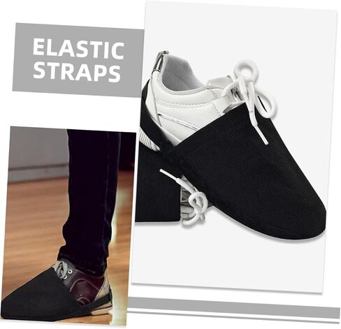 Milisten 1Pair Bowling Shoe Slider Covers with Elastic Band Bowling Shoe Protectors for Effortless Sliding for Casual and Professional Bowlers Essential Bowling Accessories in Saudi Arabia