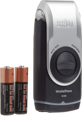 Braun M90 Men Mobile Shaver with Precision Trimmer New Great Gift Ship Worldwide in Kuwait
