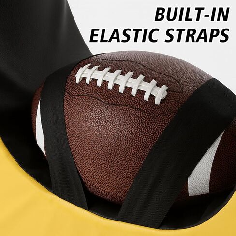 Tackle Wheel and Round Cushion Pad – Durable PU Leather Tackle Dummy with High-Density Foam & Side Strap for Football Youth, Adult Training, Agility & Contact Practice in Saudi Arabia