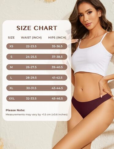 Seamless Thongs for Women 6 Pack,No Show Underwear,Comfortable Ladies Panties Underpants,Invisible Gym Workout Undies in Saudi Arabia