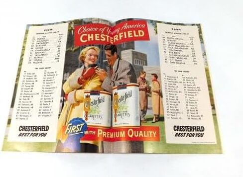 1953 Los Angeles Rams at Baltimore Colts NFL Football Program 11-22-53 - NFL Programs in Saudi Arabia