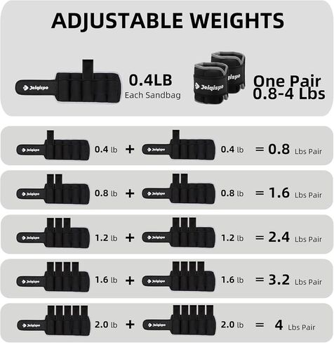 Adjustable Ankle Weights 1 Pair 4 10 LBS with Removable Weight for Men Women Kids,Strength weighted for Fitness Gym Workout Running Walking in Saudi Arabia