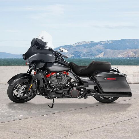 أرجوك مقعد نهر مقعد دراجة نارية وسادة مقعد دراجة نارية ل Harley Street Glide Flhx Road King 2009-2023 Road King Special Flhrxs 2017-2023 Ultra Limited FLHTK 2014-2023 in Saudi Arabia