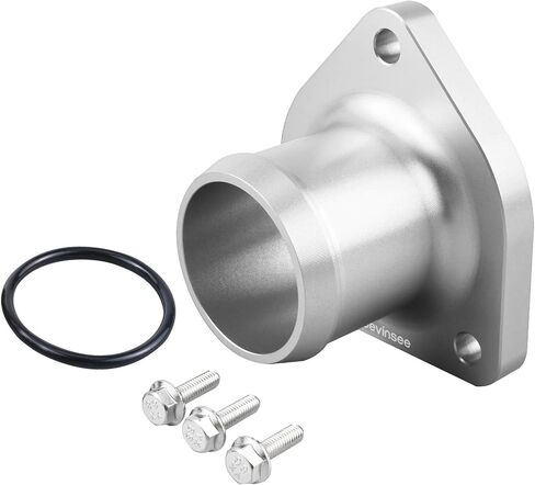 Bevinsee 7.3L Powerstroke ترموستات ترموستات مجموعة متوافقة مع Ford F-250 F350 Super Duty 1999-2003 مع مسامير وملحقات ختم تسرب الختم الأسود الأسود in Kuwait