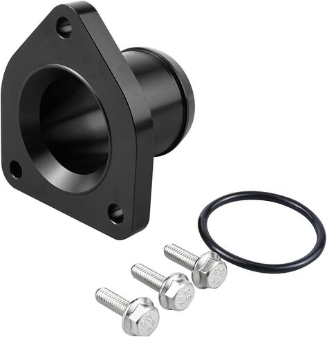Bevinsee 7.3L Powerstroke ترموستات ترموستات مجموعة متوافقة مع Ford F-250 F350 Super Duty 1999-2003 مع مسامير وملحقات ختم تسرب الختم الأسود الأسود in Saudi Arabia