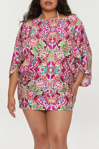 Trina Turk Women's Monaco Casablanca Tunic ، Disual ، ups ups على الشاطئ in Saudi Arabia