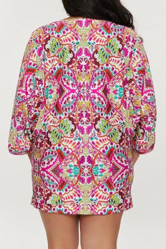 Trina Turk Women's Monaco Casablanca Tunic ، Disual ، ups ups على الشاطئ in Saudi Arabia