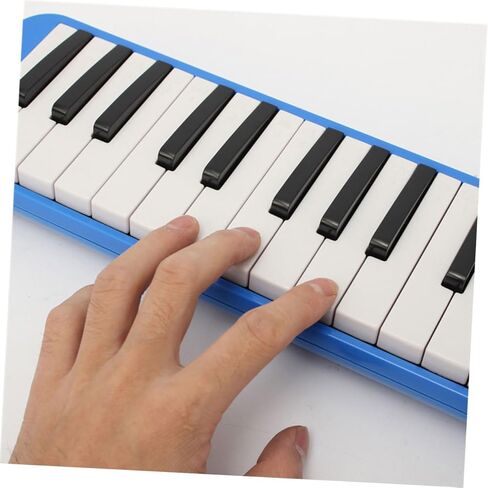Portable Melodica Harmonica with Carrying Bag Easy to Learn Wind Instrument for Beginners and Music Fans Comfortable Play Blue in Kuwait