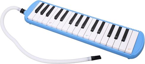 32 Keys Melodica Instrument, Mouthpiece Melodica Air Piano Keyboard Musical Instrument with Carrying Bag (Black) in Saudi Arabia