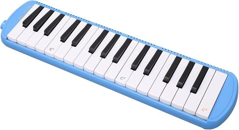 32 Keys Melodica Instrument, Mouthpiece Melodica Air Piano Keyboard Musical Instrument with Carrying Bag (Black) in Saudi Arabia