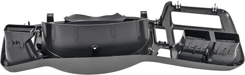 HECASA Dashboard Radio Panel Compatible with 1998-2002 Chevy Chevrolet S10 Blazer GMC Jimmy Dash Trim Bezel ABS Plastic Gray Fit Single Din Radio in Saudi Arabia