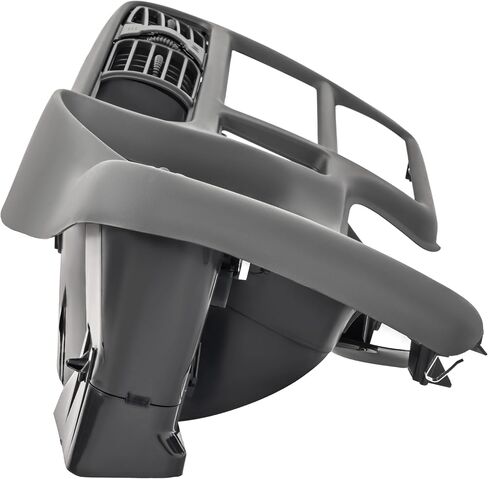 HECASA Dashboard Radio Panel Compatible with 1998-2002 Chevy Chevrolet S10 Blazer GMC Jimmy Dash Trim Bezel ABS Plastic Gray Fit Single Din Radio in Saudi Arabia