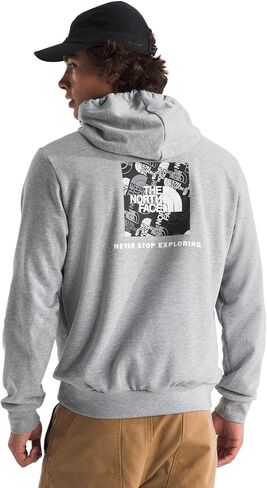 THE NORTH FACE mens Evolution Box Toss Fill Hoodie | Sweatshirt With 2 Piece Hood, Adjustable Drawcord, Kangaroo Hand Pocket in Saudi Arabia
