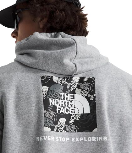 THE NORTH FACE mens Evolution Box Toss Fill Hoodie | Sweatshirt With 2 Piece Hood, Adjustable Drawcord, Kangaroo Hand Pocket in Saudi Arabia