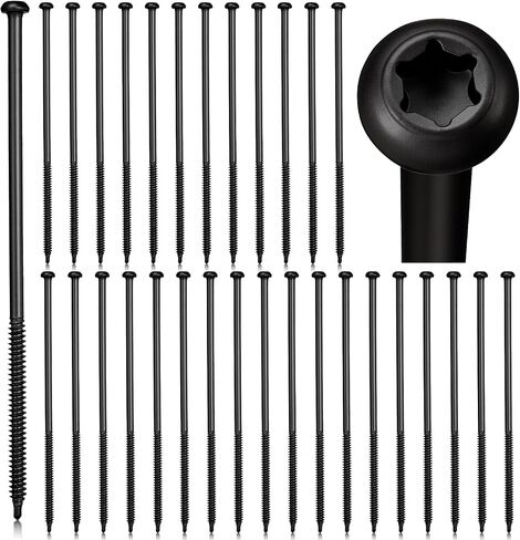 Moxweyeni 30 PCS 7 '' Gutter STAR STAR DRIVE SMOWS DANED DANED DANED DEANTING FERTING DEVINGES TO WOOD RACKINGENT VELS in Kuwait